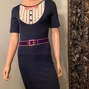 Z Spoke by Zac Posen Tuxedo Knit Dress NWT
